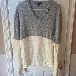 Men's MICHAEL Michael Kors v neck sweater size Lg
